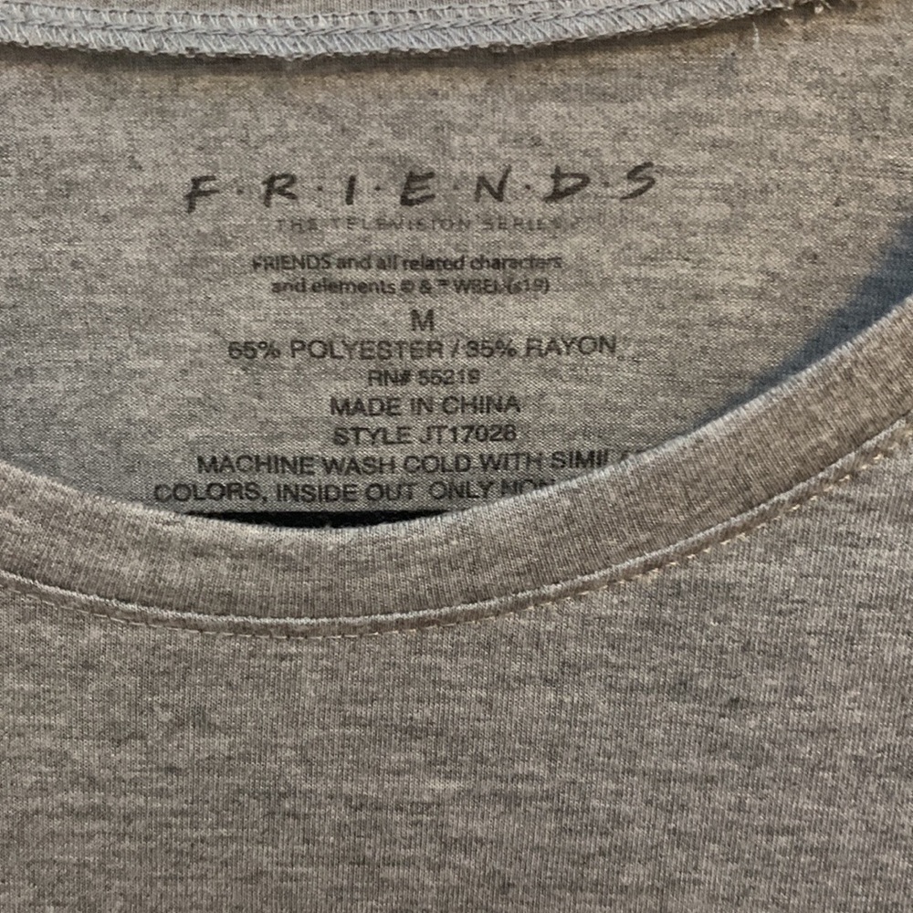 Friends central perk grey shirt in medium - Picture 3 of 4